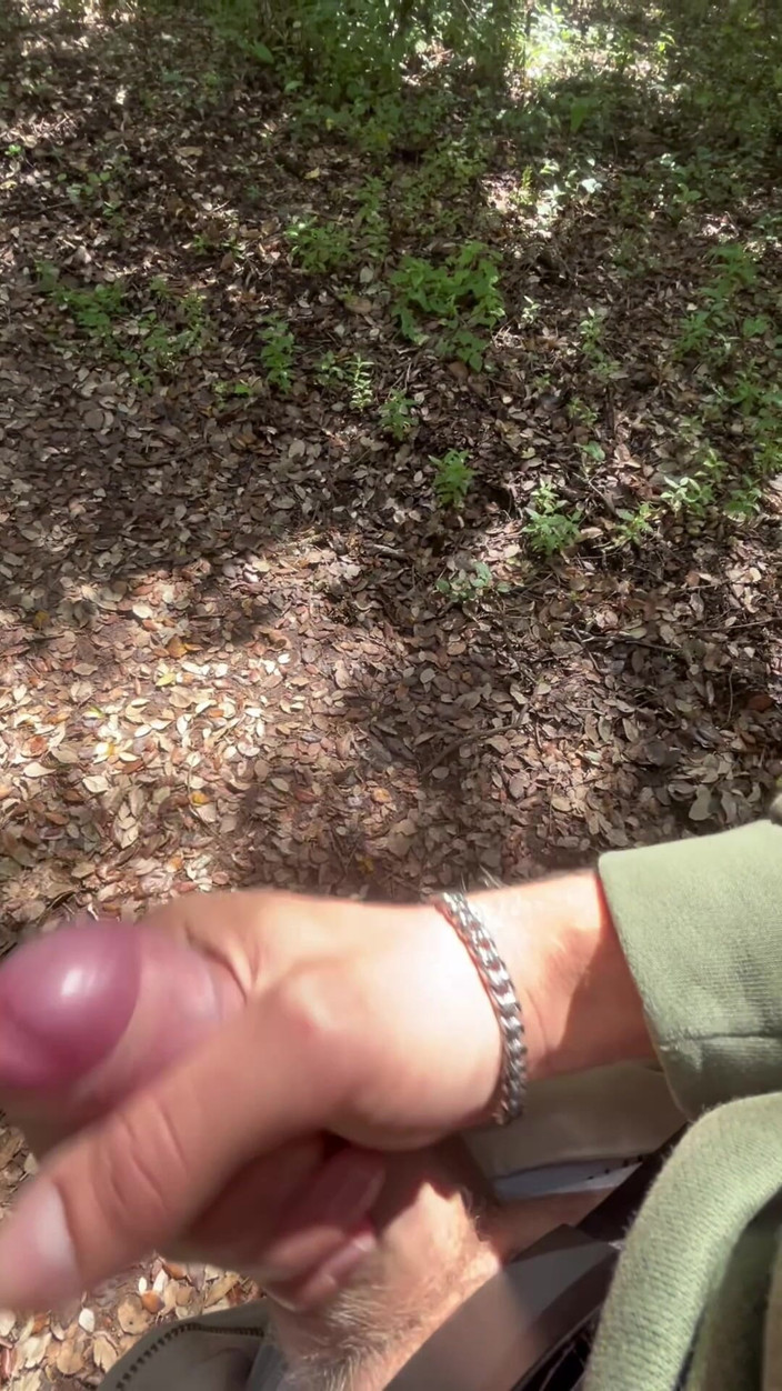 Axton Drake: Horny Bro Takes His Hard Cock Out for a Walk