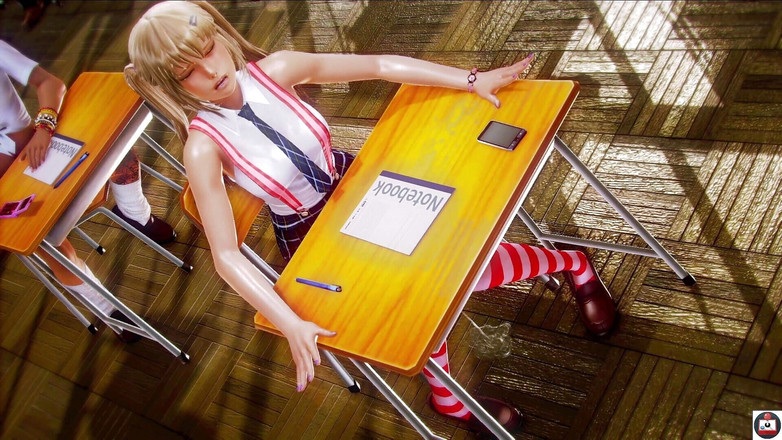 Joystick Cinema: Waifu Academy -(adegan asuka)- pt 03