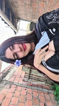 Latina Shows Her Big Tits and Her Big Ass