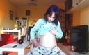 Angieholics Braingasms: My bloated belly makes big burps after my huge BBQ...