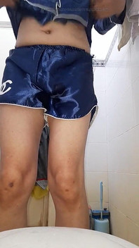 Satin pajamas 지저분한 사정