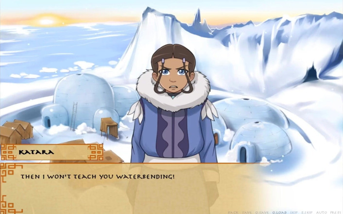 Cartoon Play: Four elements trainer part 2 (Book 1 water) (Slave route)