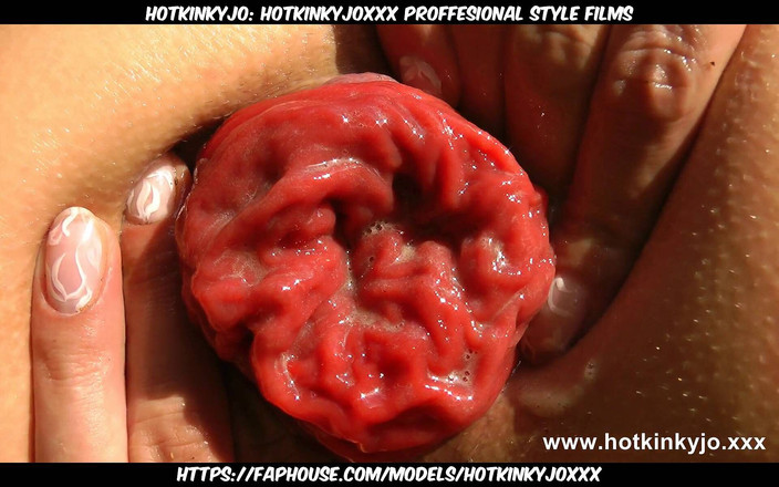 Hotkinkyjo: Hotkinkyjoxxx proffesional style films: 핫킨키조의 후장 피스팅과 탈출에 대한 꿈이 실현되면