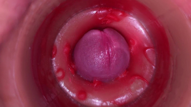 Ladybottox: Camera in Vagina, Cervix POV, Creampie
