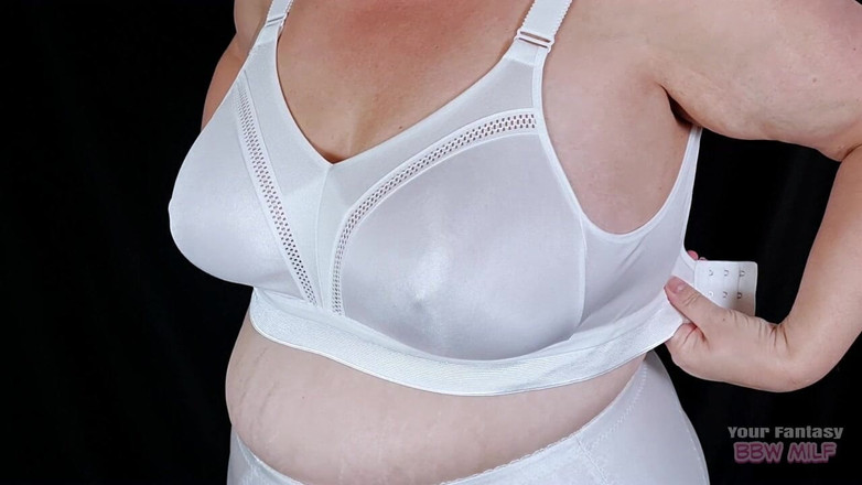 BBW_Wife: Retro nine külot ve sutyen - olgun orta yaşlı seksi kadın...