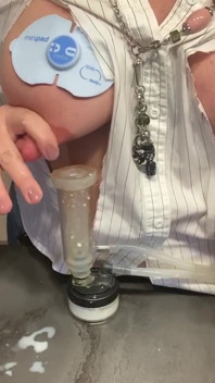 49-year-old MILF Still Bottles Breast Milk