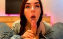 Mirallise: Hot Student with Sexy Face Gives Blowjob