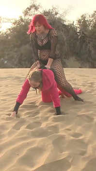 Lesbian Dunes Pony Riding Mega Extreme