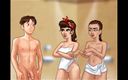 Cartoon Play: Summertime saga part 13 - hard in college shower