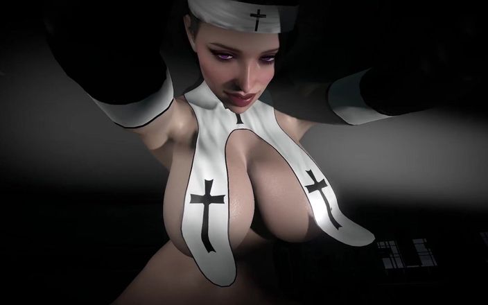 Wraith ward: Naughty Nun on Top in the Rain in POV