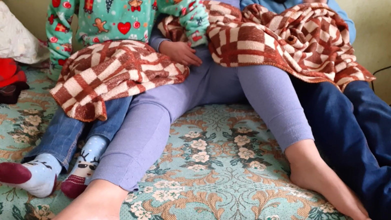 Lesbian-illusion: My Girlfriend's Stepsister Jerked Me off While the Three of...