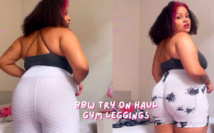Cutiepiie Chubby: BBW anprobe fitness-leggings
