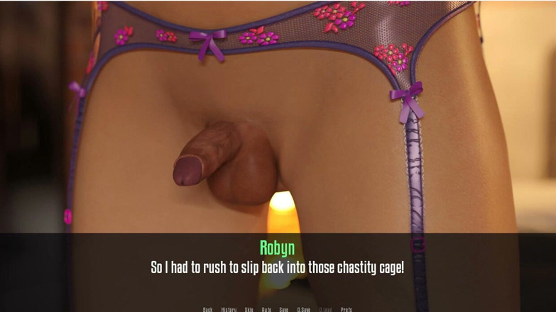 XXX Games Bunk - Trans: Internship-ul Anitei - Joc de roluri - Transsexuală se freacă pe masă...