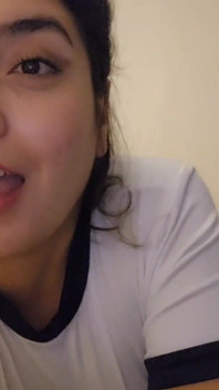 Sexy Horny Girl Masturbates with Dildo - Amateur