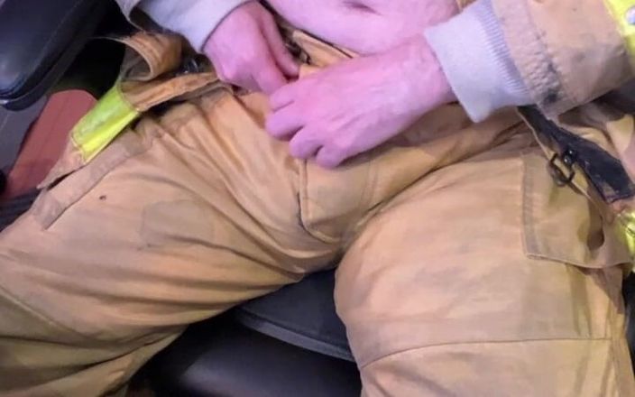 charli: Bunker Gear Cum-2