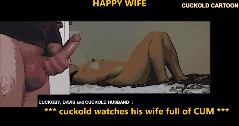 Cuckoby: Cuckold cartoon : Anal in front of husband