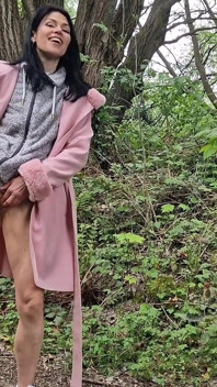 Outdoors Naked Gaping and Pissing
