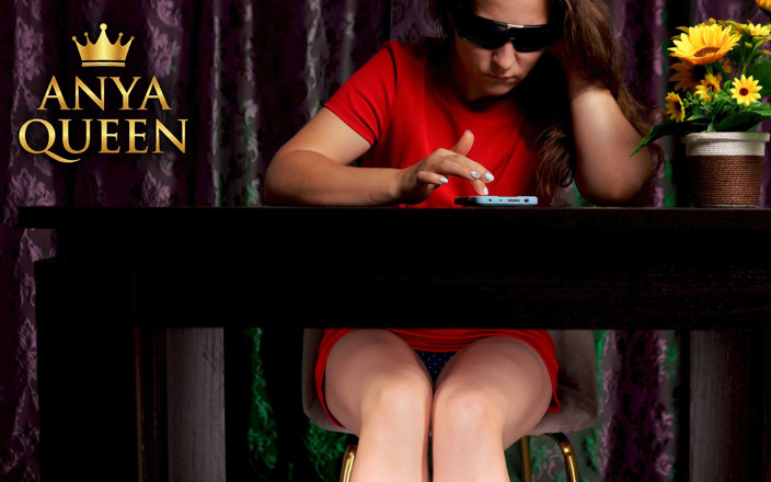 Anya Queen: 150 Exciting Panty Flash Under the Table
