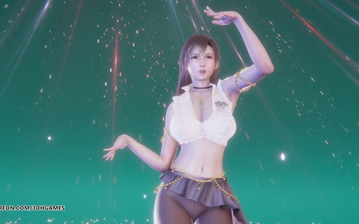 3D-Hentai Games: Kwon Yun bi - sexy spogliarello di tifa subacquea final fantasy...