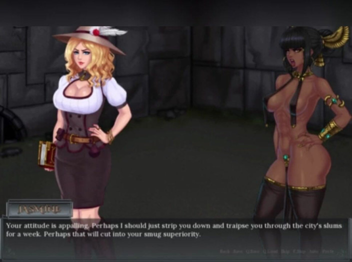 3DXXXTEEN2 Cartoon: Sabia gets to see through Vehlis' eyes (and tits). 3D porn cartoon...