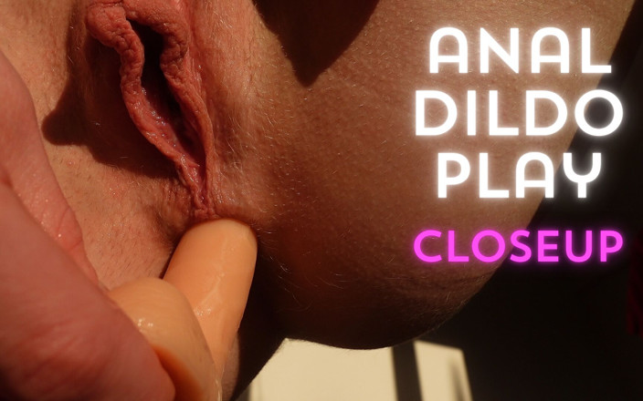 HotRedWildcat: Anal Dildo Masturbation Closeup
