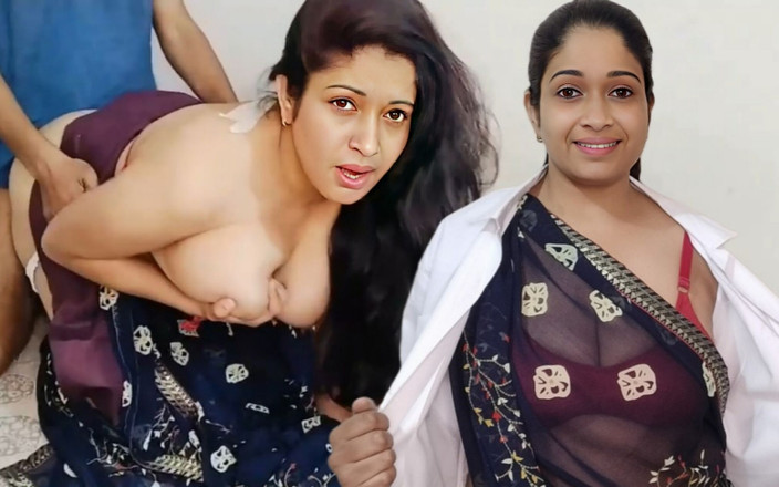 FantacyCouple: Hintli ateşli hemşire eski kocasını desi sari ile sikiyor