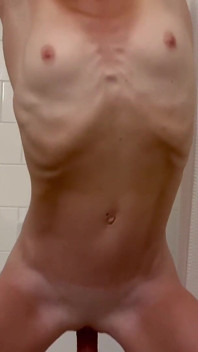 Mature MILF Bouncing Riding Dildo in Shower with Orgasm