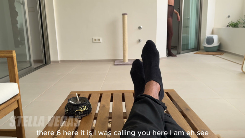 Stella Vegas: Remove Everything Except Tights - (sub Eng)