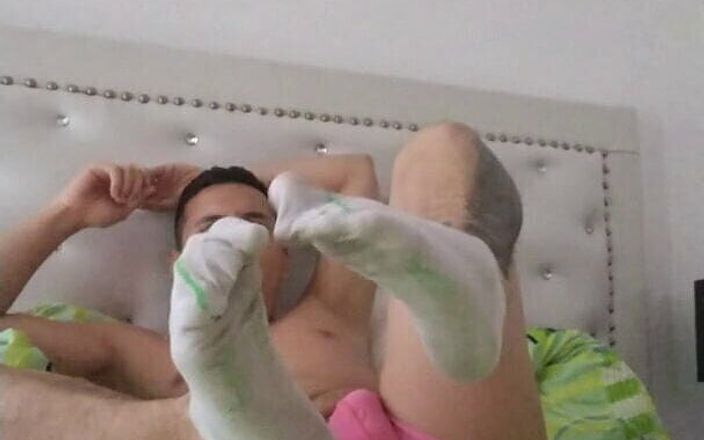 Tomas Styl: Man Shows His Feet While Touching His Penis