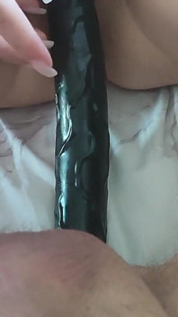 The Wife Fucked Her Husband in the Ass with Double Dildo