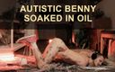 Autistic Benny: Horny &amp;amp; Oiled Playtime in My Pink Shoes;)