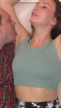 Armpits Worship to Lazy Slave After Quick Workout with Dumbbells