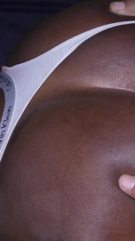 How I Anal Fuck My Ebony Girlfriend in Panties and Cum Inside Her Lovely Butthole