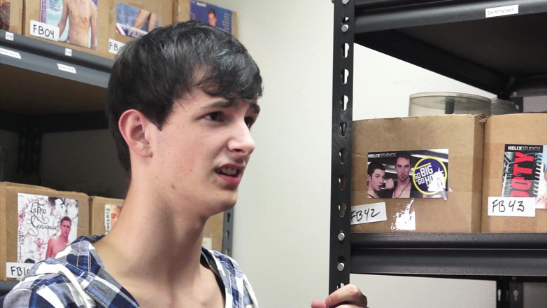 SpankThis: Jasper's Stockroom Spanking