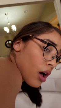 Stepdaughter Audition - Tight Pussy Latina with Huge Lactating Nipples