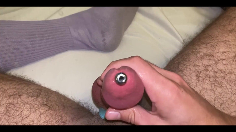 cbtLove: Teen CBT Edging Dick Sounding Cum