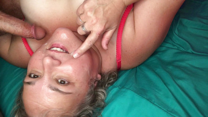 Thumper-n-Daisy: 아마추어 비 - 데이지의 입에 사정하고 얼굴에 사정, 집에서 만든 POV 펠라 nds 입.