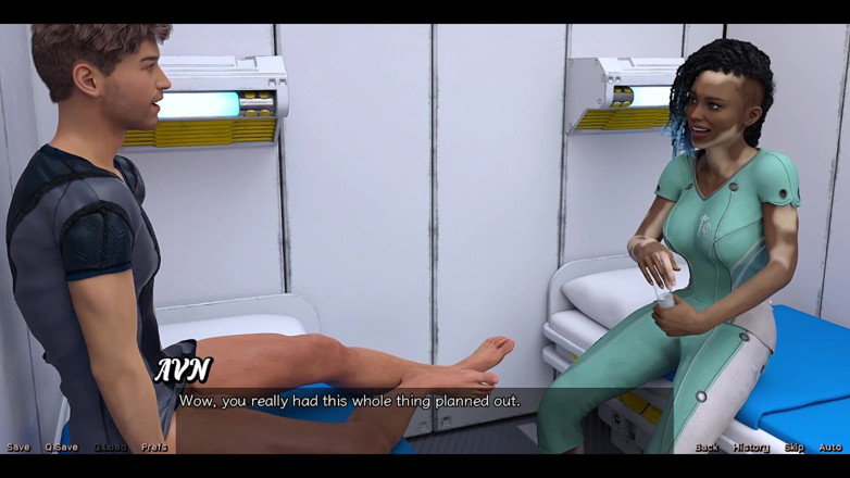 AVN Teller: Stranded in Space - Black Virgin Wants Cum in Her Mouth