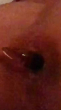 Glass Toy Fully Inside My Ass!