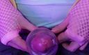 Fer fer sissy: Fer Sissy handjob đèn pin xuất tinh