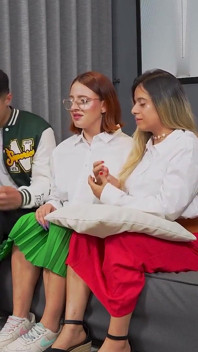 Four Spicy Latinas Annie Sofia Dani and Milan Swap Partners in Heated Orgy