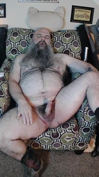 Furry Bear Monk3yming0 with My Thick Legs Spread