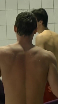 Two Friends Have Sex in the Showers