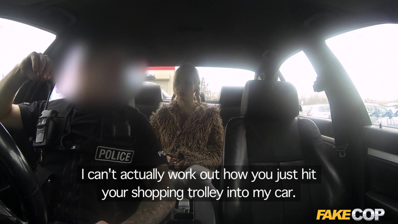 Fake Cop: Fake Cop - Busty Blonde Fucked in Junk Yard