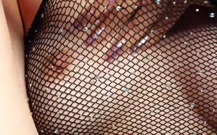 Rebecca Diamante: Small Natural Tits in Fishnets Mesmerize Sensual Goddess Worship Sweet...