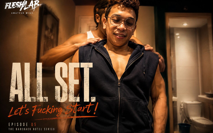 Fleshlab studios: All Set - चुदाई शुरू करने देती है! Asia Twink होटल में उत्तेजित हो जाती है