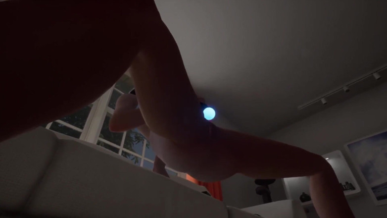 Wraith ward: Girl masturbating In VR