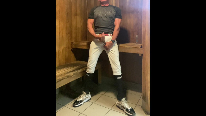 JockDad87: Baseballspieler Jockdad87 wieder in der sauna