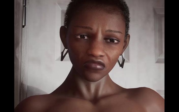denisporco animation: 흑누나 여자 거유 둥글고 날씬한 Tatoo 남자