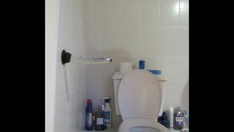 bigears: Cavalgando pau de vidro de 9 polegadas de perto, vista lateral